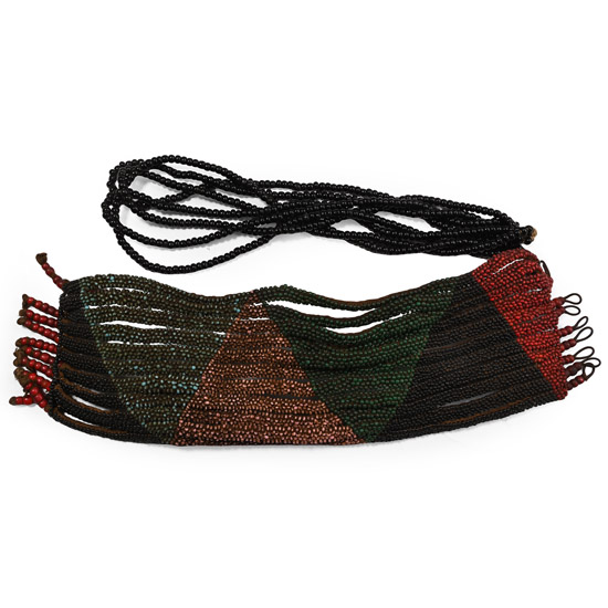 Zulu Mans Glass Bead Necklace and Anklet
