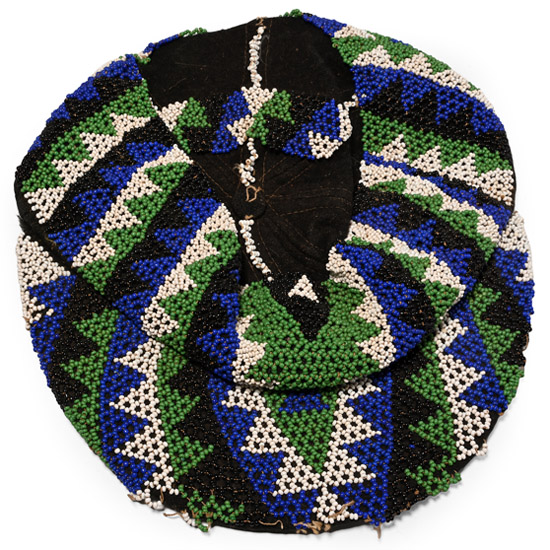 Zulu Mans Glass Bead Cap