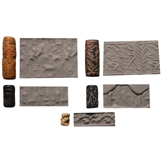 Western Asiatic Stone Cylinder Seal Group