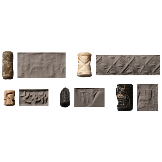 Western Asiatic Stone Cylinder Seal Group