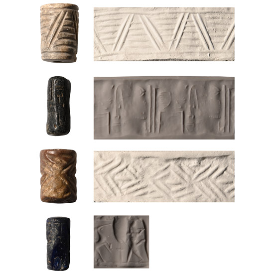 Western Asiatic Stone Cylinder Seal Group