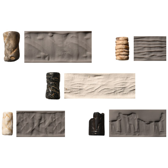 Western Asiatic Stone Cylinder Seal Group