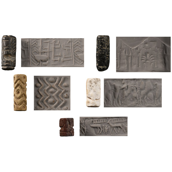 Western Asiatic Stone Cylinder Seal Group