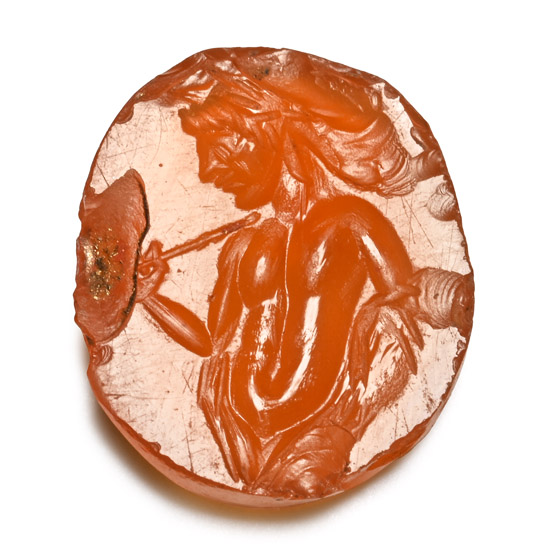 Roman Carnelian Gemstone with Dyonysos