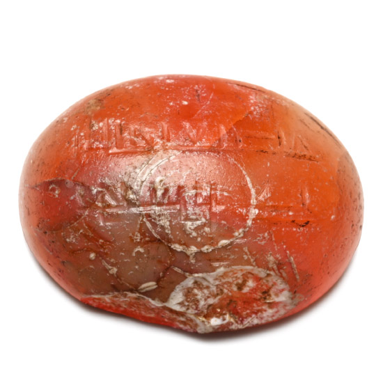 Western Asiatic Carnelian Gemstone with Calligraphic Text