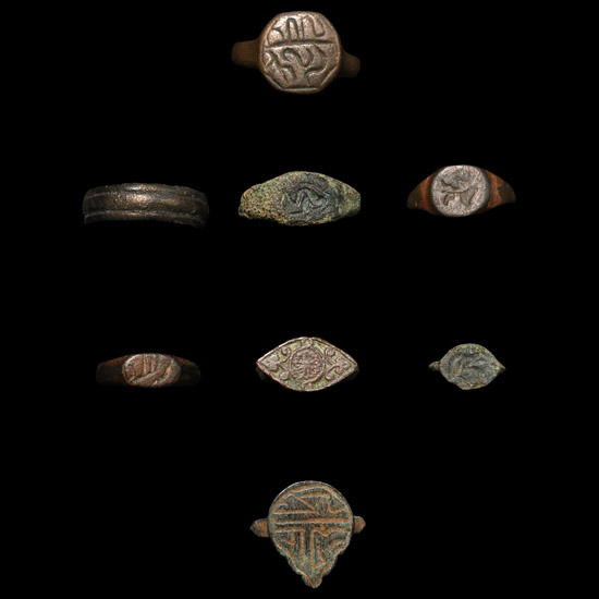 Roman to Medieval Bronze Ring Group
