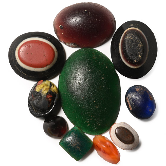 Roman Glass and Stone Gem Collection