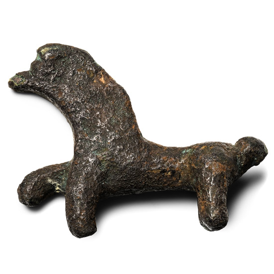 Roman Bronze Stepping Horse Statuette