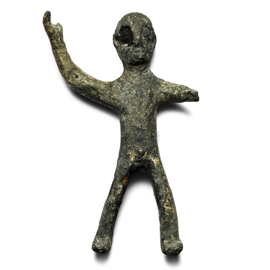 Romano-Celtic Bronze Statuette of a God on horseback
