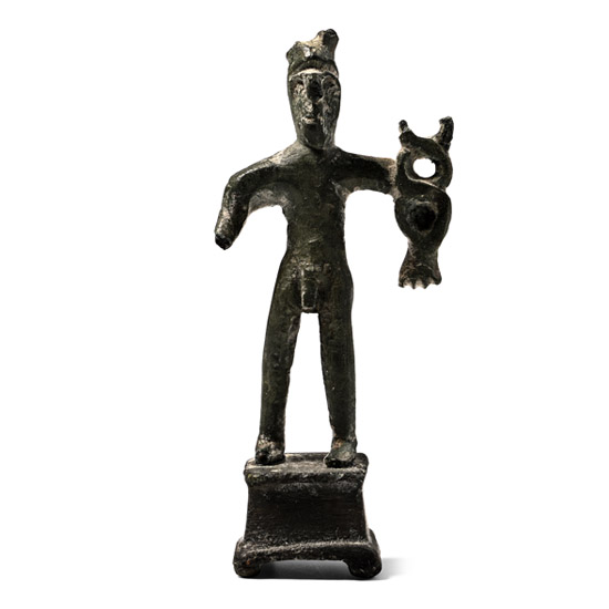 Romano-Celtic Bronze Statuette of the God Mercury