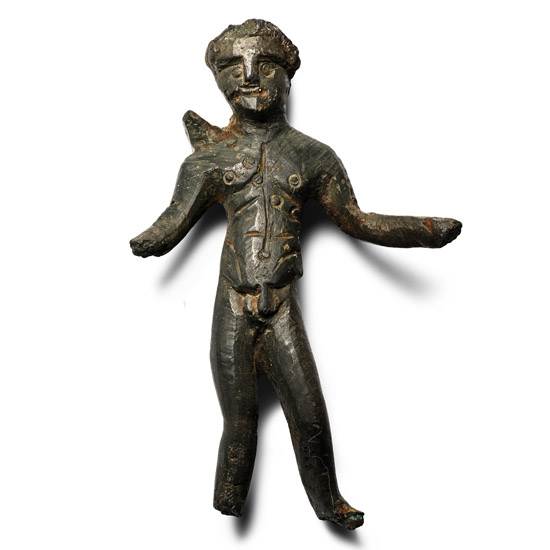 Romano-Celtic Bronze Statuette of the God Apollo