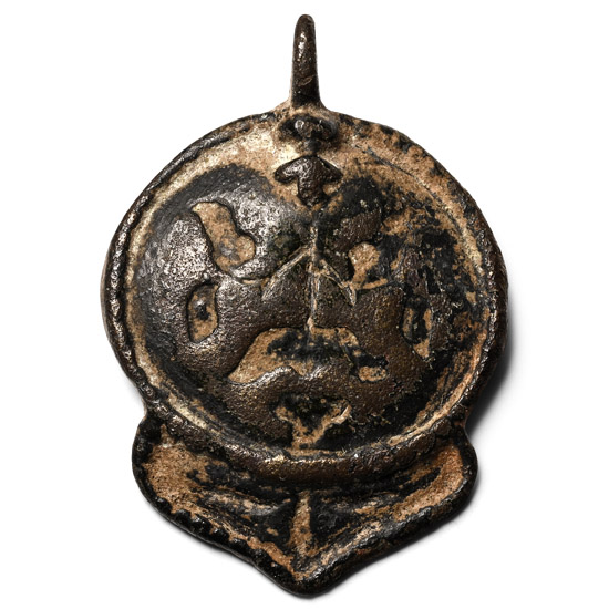 Eastern Roman Bronze Horse Harness Pendant