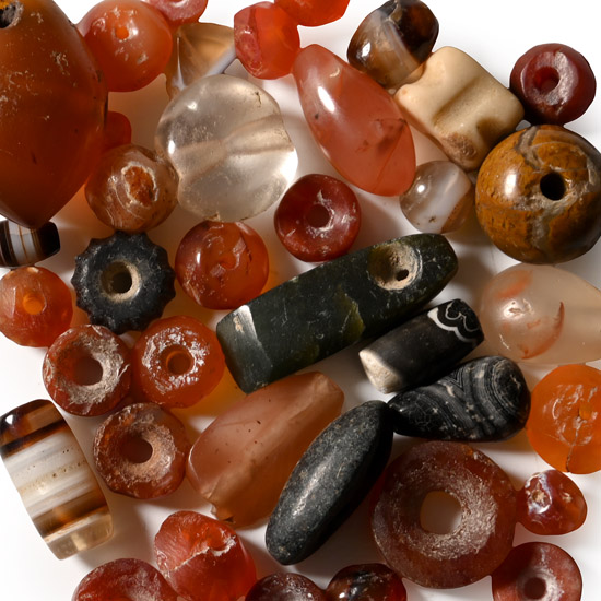 Roman Agate and Carnelian Bead and Pendant Collection