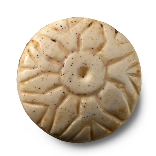 Western Asiatic Pommel Cap with Floral Design