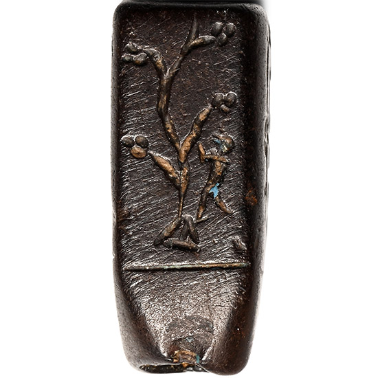 Late Roman Haematite Four-Sided Amulet with FIgures