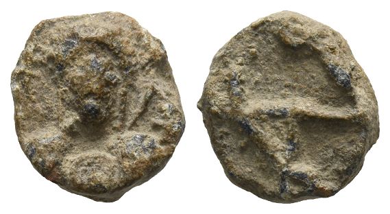 Byzantine Iconographic Lead Seal.