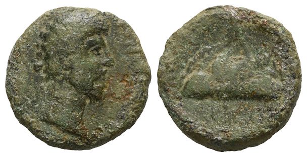 Lucius Verus AE 21mm of Caesarea, Cappadocia.