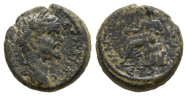 Septimius Severus AE 18mm of Caesarea, Cappadocia.