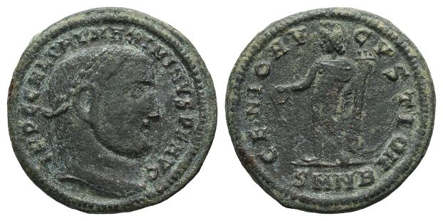 Maximinus II BI Nummus.