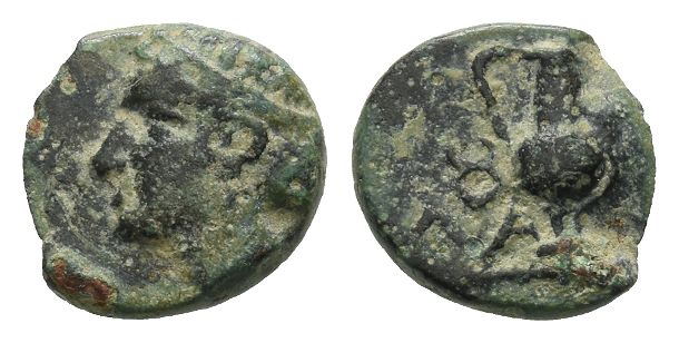 Aeolis, Larissa Phrikonis AE 10mm.