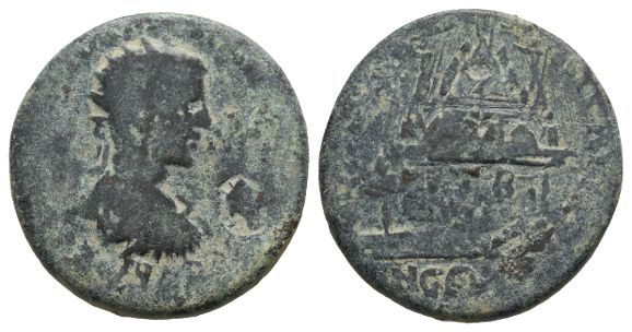 Elagabalus AE 27mm of Caesarea, Cappadocia.