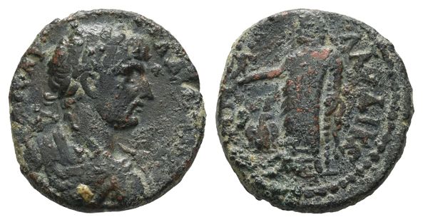 Hadrian AE 18mm of Laodicea ad Lycum, Phrygia.