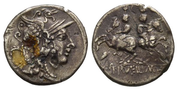 C. Servilius M. f. AR Denarius.
