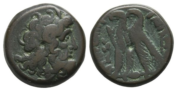 Ptolemaic Kingdom of Egypt, Ptolemy IX to Ptolemy XII AE 20mm.