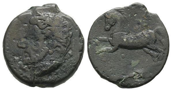 Kings of Numidia, Massinissa or Micipsa AE Unit.