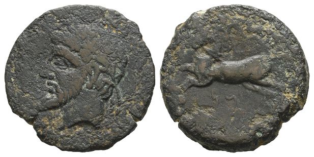Kings of Numidia, Massinissa or Micipsa AE Unit.