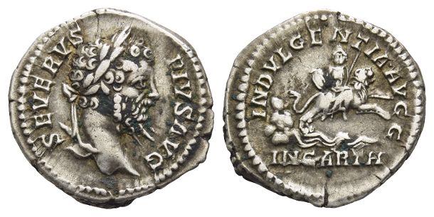 Septimius Severus AR Denarius.