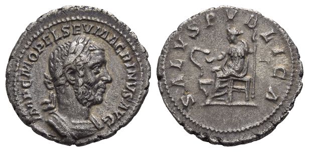 Macrinus AR Denarius.