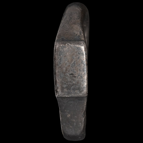 Roman Silver Ring with Rectangular Bezel