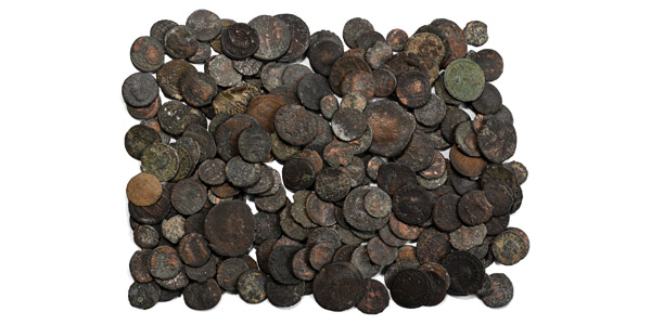 Group of Two Hundred [200] Late Roman AE Coins.