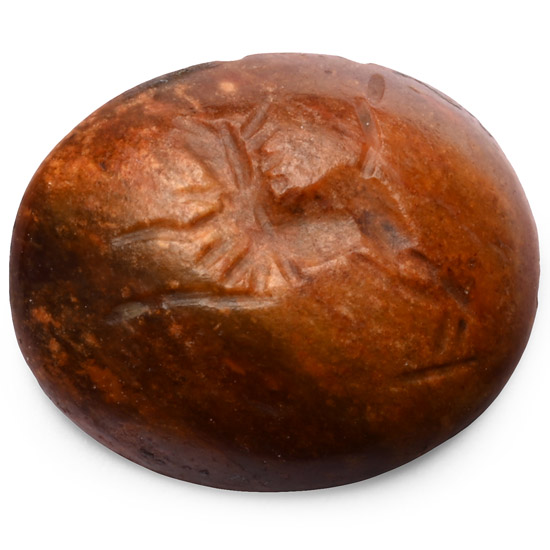 Graeco-Roman Agate Gemstone with Leaping Gryphon
