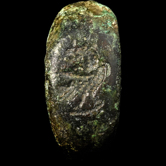 Roman Bronze Ring with Eagle