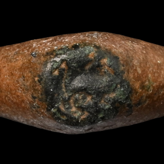 Roman Bronze Ring with Animal