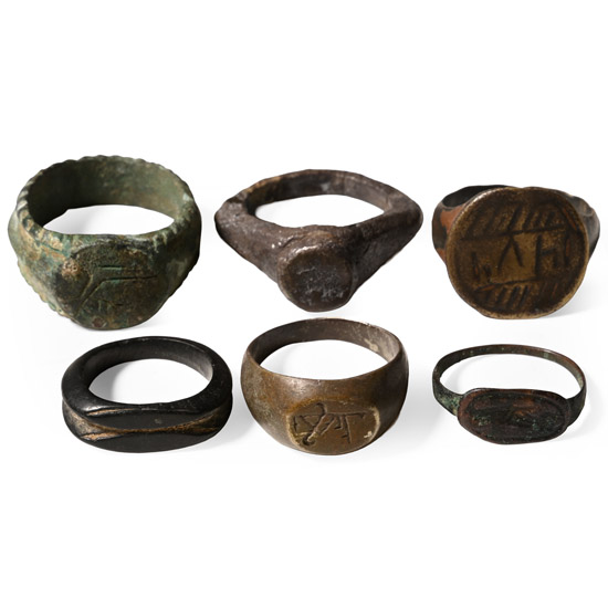 Roman to Medieval Bronze Ring Collection