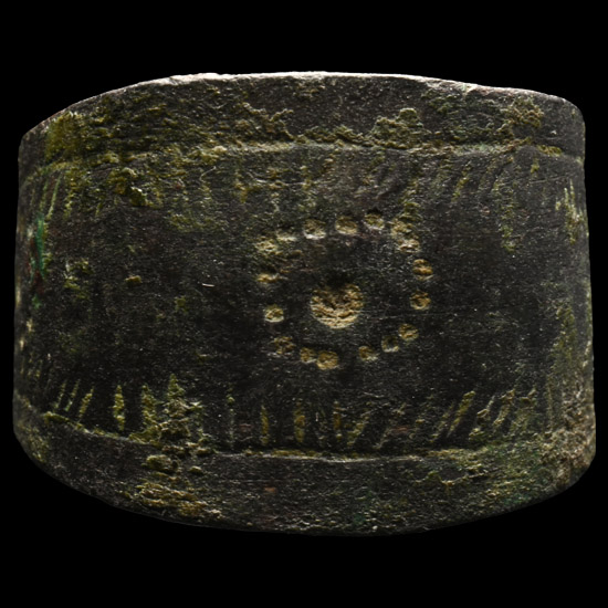 Medieval Decorated Bronze Ring