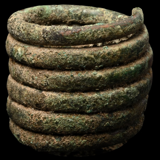 Viking Age Coiled Bronze Ring