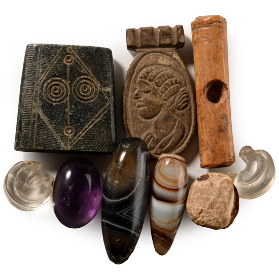 Western Asiatic Mixed Stone, Bead and Pendant Collection