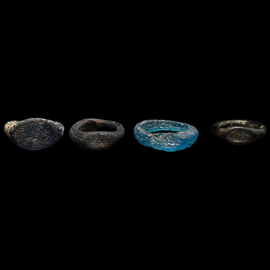 Roman Glass Ring Collection