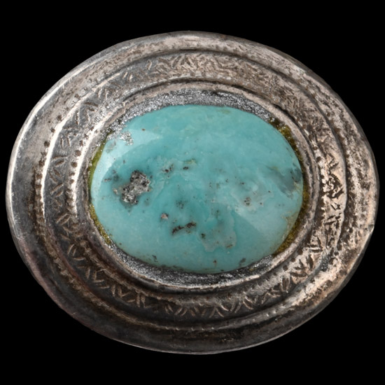 Eastern Roman Silver Ring with Cabochon