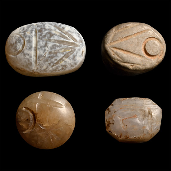 Neo-Babylonian Stone Stamp Seal Collection