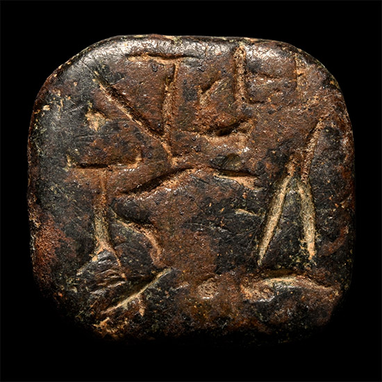 Western Asiatic Stone Stamp Seal with Beast