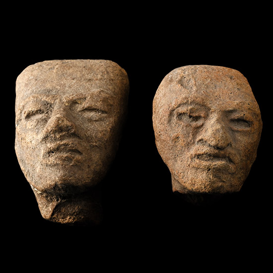 Phoenician Terracotta Head Group