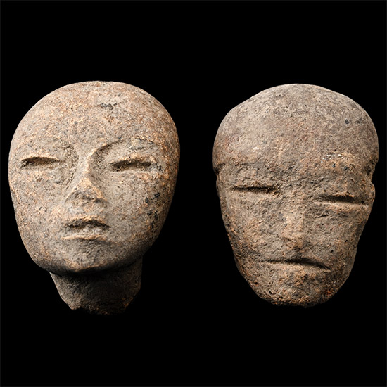 Phoenician Terracotta Head Group