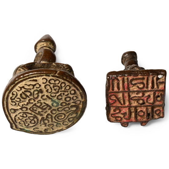 Indian Bronze Stamp Seal Group