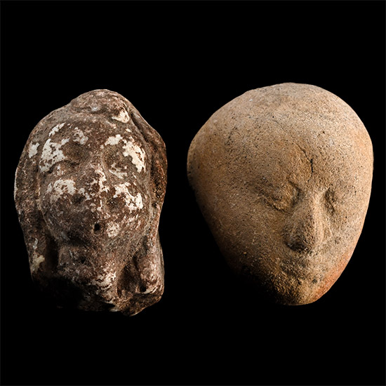 Phoenician Terracotta Head Group