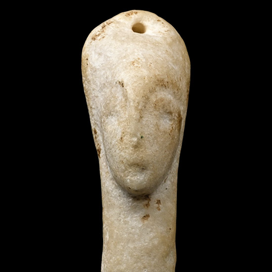 Western Asiatic Alabaster Idol Head
